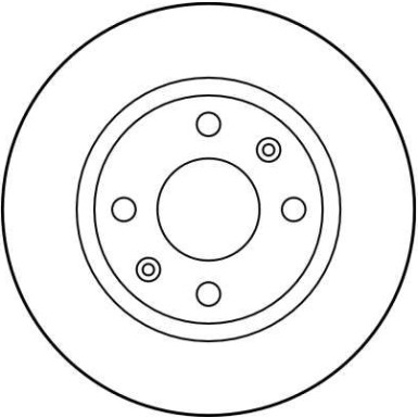 Bremsscheibe Peugeot S. 406 DF2782