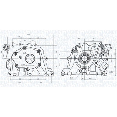 MAGNETI MARELLI Ölpumpe 351516000127 MAGNETI MARELLI Ölpumpe 351516000127