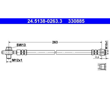 Bremsschlauch 24.5138-0263.3