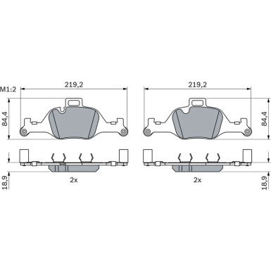 Bremsklötze 0 986 424 849