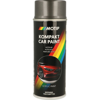 MoTip Autolack Acryl Kompakt grau metallic 400ml KOMPAKT AUTOLACK grau metallic 400 ml 51073