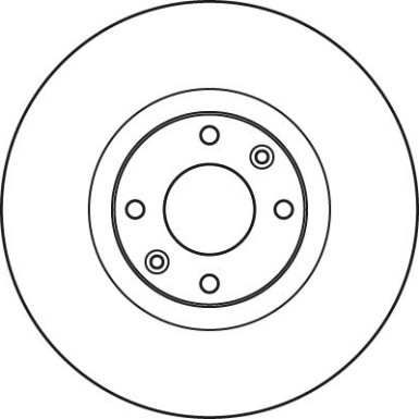 Bremsscheibe Peugeot S. 308 07- 2.0Hdi TRW SINGLE DF4962S Bremsscheibe Peugeot S. 308 07- 2.0Hdi TRW SINGLE DF4962S