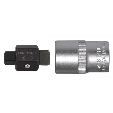 SW-Stahl Spezialnuss 8/10 + Einsatz 03000SB