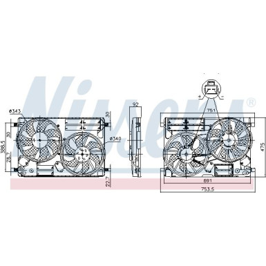 Kühlerlüfter PKW 850096 Kühlerlüfter PKW 850096