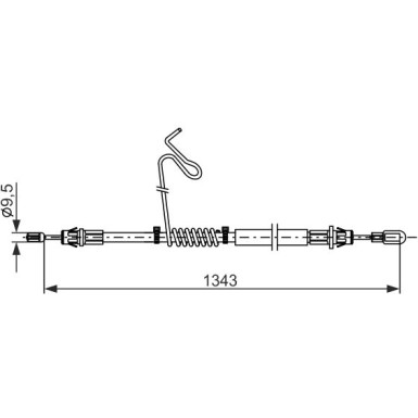 Handbremsseil 1987482883 Handbremsseil 1987482883