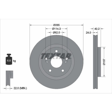 Bremsscheibe PRO 92337303