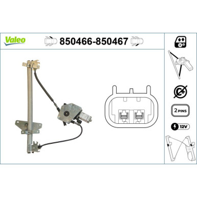 VALEO Fensterheber 850467
