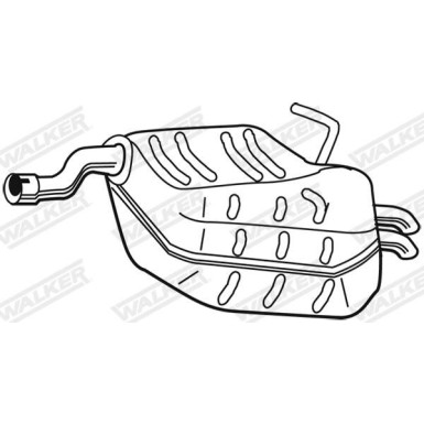 53 / Auspufftopf Hinten 23343