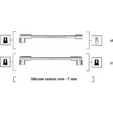 MAGNETI MARELLI Zündleitungssatz 941245010808