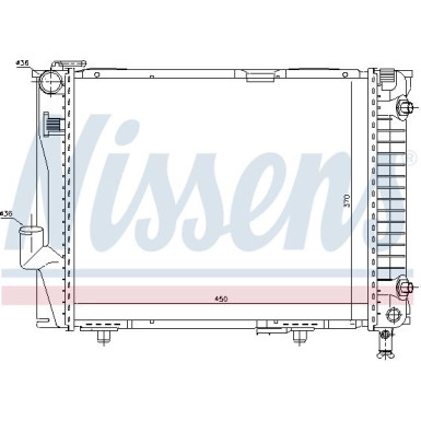 Wasserkühler PKW MERCEDES W124 FIRST FIT 62711