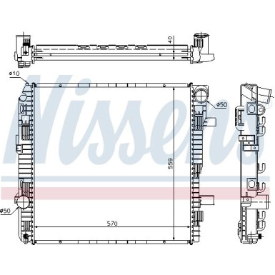 Wasserkühler LKW MERCEDES ATEGO 98 62794A