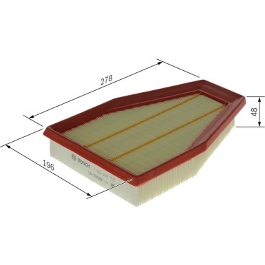 Luftfiltereinsatz F 026 400 755 Luftfiltereinsatz F 026 400 755