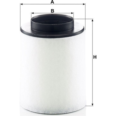 Mann & Hummel Luftfilter PKW AUDI A8 3.0 TDI,3.0 TFSI 10 C 17 023