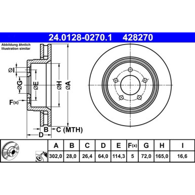 Bremsscheibe 24.0128-0270.1