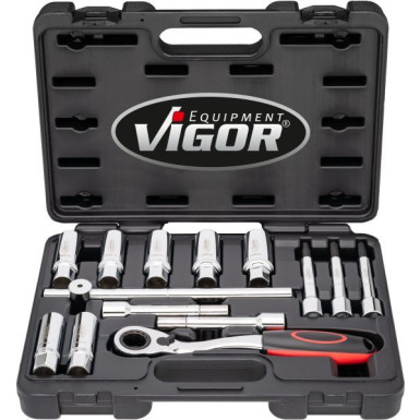 VIGOR Werkzeugsatz, Stoßdämpfer-Kolbenstange V6452