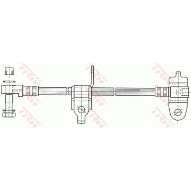 Bremsschlauch FORD TRANSIT Bus 2.4 TDCi 04-06 PHD953