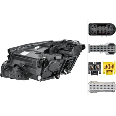 SCHEINWERFER R HELLA MERCEDES E-KLASSE W213 16 1EX 012 076-681