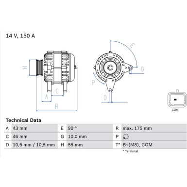 Lichtmaschine 0 986 082 240 Lichtmaschine 0 986 082 240