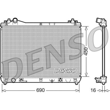 DENSO Motorkühler DRM47017 DENSO Motorkühler DRM47017