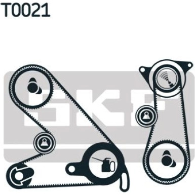 SKF Zahnriemensatz VKMA 03050 SKF Zahnriemensatz VKMA 03050