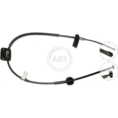 A.B.S. Handbremsseil Seilzug Festellbremse K12627 A.B.S. Handbremsseil Seilzug Festellbremse K12627