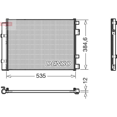 DENSO Kondensator, Klimaanlage DCN41020