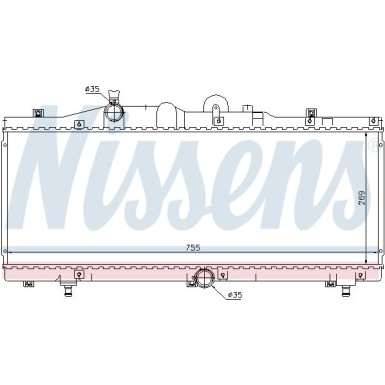 Wasserkühler PKW Fiat Barchetta FIRST FIT 61671