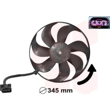 VAN WEZEL Lüfter, Motorkühlung 5888744 VAN WEZEL Lüfter, Motorkühlung 5888744