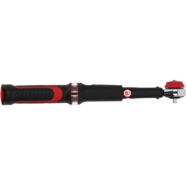 KS TOOLS ERGOTORQUE®Präzisions-Drehmomentschlüssel mit Ratschenkopf mit Drehknopfverstellung 516.1412