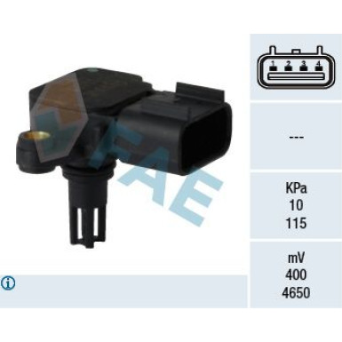 FAE Sensor, Saugrohrdruck 15070 FAE Sensor, Saugrohrdruck 15070