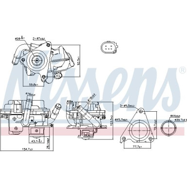 NISSENS AGR-Ventil 98379 NISSENS AGR-Ventil 98379