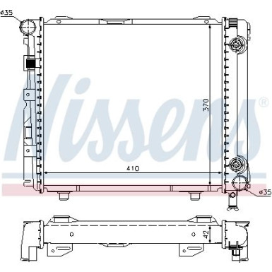 Wasserkühler PKW 62650