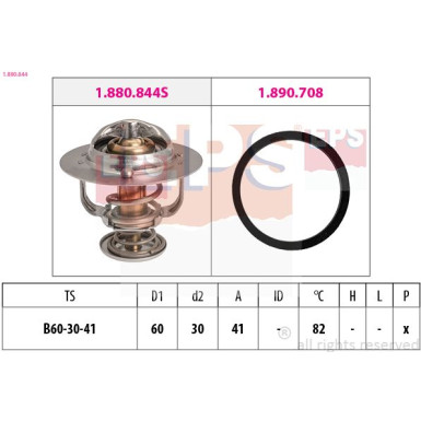 EPS Thermostat 1.880.844 Made in Italy - OE Equivalent