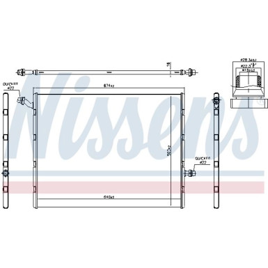 Wasserkühler PKW 606497 Wasserkühler PKW 606497