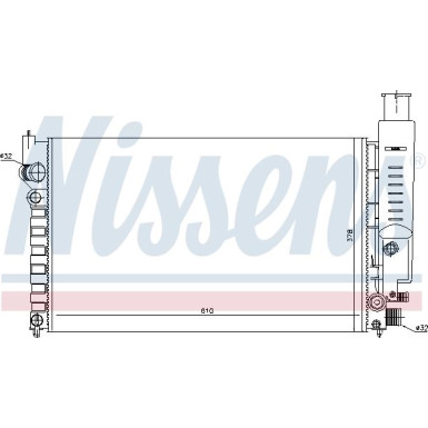 Wasserkühler PKW 63613