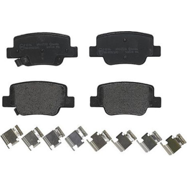 BREMBO Bremsklötze HA P 83 114 BREMBO Bremsklötze HA P 83 114