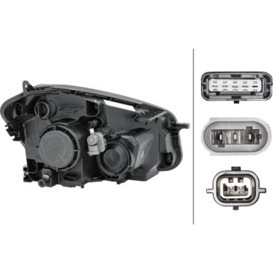 Scheinwerfer L H7/H7 +LWR +MOT HELLA PQ NISSAN QASHQAI 5,10-10,13 4460,542,2