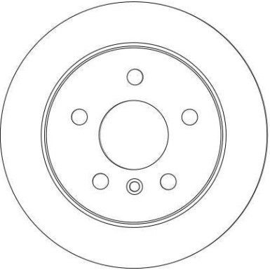 Bremsscheibe Db T. W169 B-Klasse DF4453 Bremsscheibe Db T. W169 B-Klasse DF4453