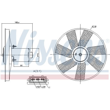 Kühlerlüfter PKW 85838 Kühlerlüfter PKW 85838