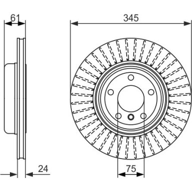 11 482 058 Bremsscheibe HA 0 986 479 729