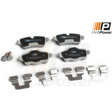 PROFIPOWER Bremsbelagsatz, Scheibenbremse 1B2154