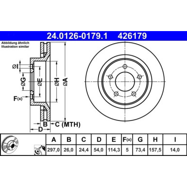 Bremsscheibe 24.0126-0179.1