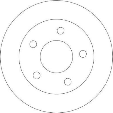 Bremsscheibe Nissan T. Primera DF4357 Bremsscheibe Nissan T. Primera DF4357