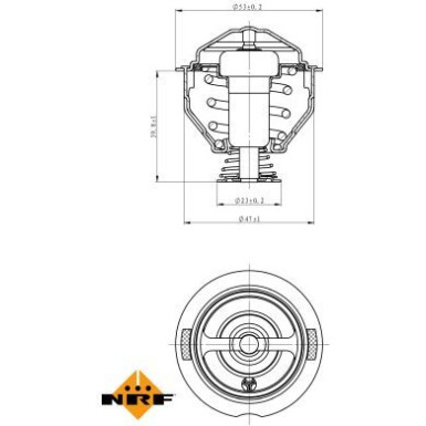 Thermostat, Kühlmittel 725209 Thermostat, Kühlmittel 725209