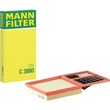 Mann & Hummel Luftfilter PKW VW Golf V,VI 1,4 SKODA,SEAT C 3880