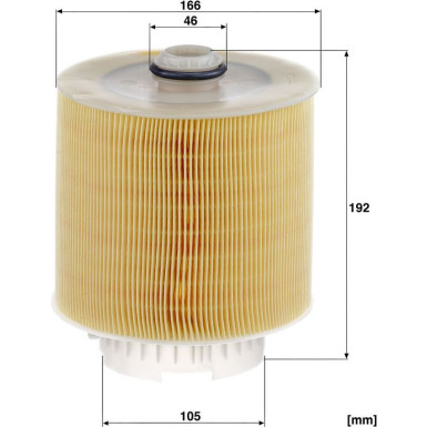 Mann & Hummel Luftfilter PKW AUDI A6 04 C 17 137/1 x