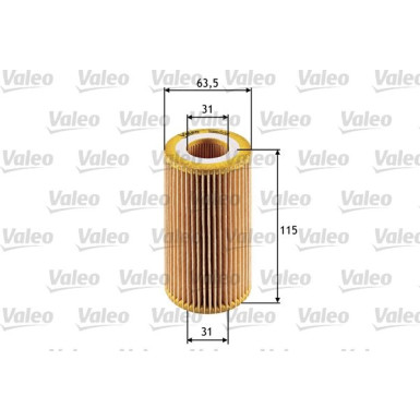 VALEO Ölfilter 586505 VALEO Ölfilter 586505
