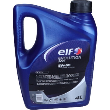Elf Evolution 900 5W-50 4 Liter 213887 Elf Evolution 900 5W-50 4 Liter 213887