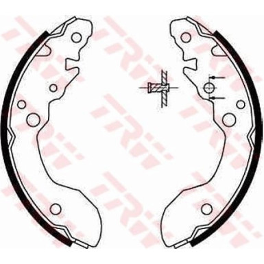 89 461 021 Bremsbacken GS8671 89 461 021 Bremsbacken GS8671