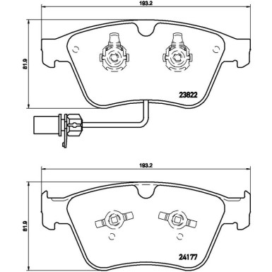 BREMBO Bremsklötze VA BENTLEY Continental 03 PRIME LINE P 05 003 BREMBO Bremsklötze VA BENTLEY Continental 03 PRIME LINE P 05 003